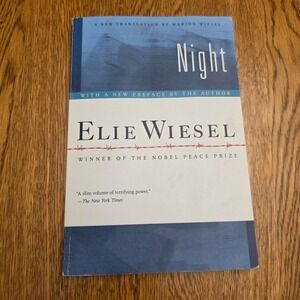 Night by Elie Wiesel Paperback 2006 Marion Wiesel Translation Annotated Copy